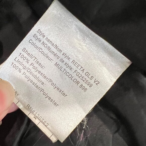 Firefly Reeta GLS V2 Girls Medium (10-12) Floral Aquamax Elite Jacket Multicolor - Picture 4 of 8